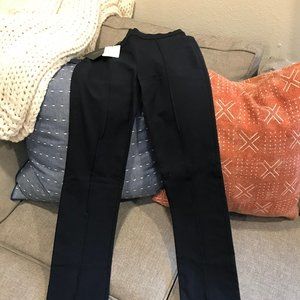 Zara Navy Tuxedo Work Pant